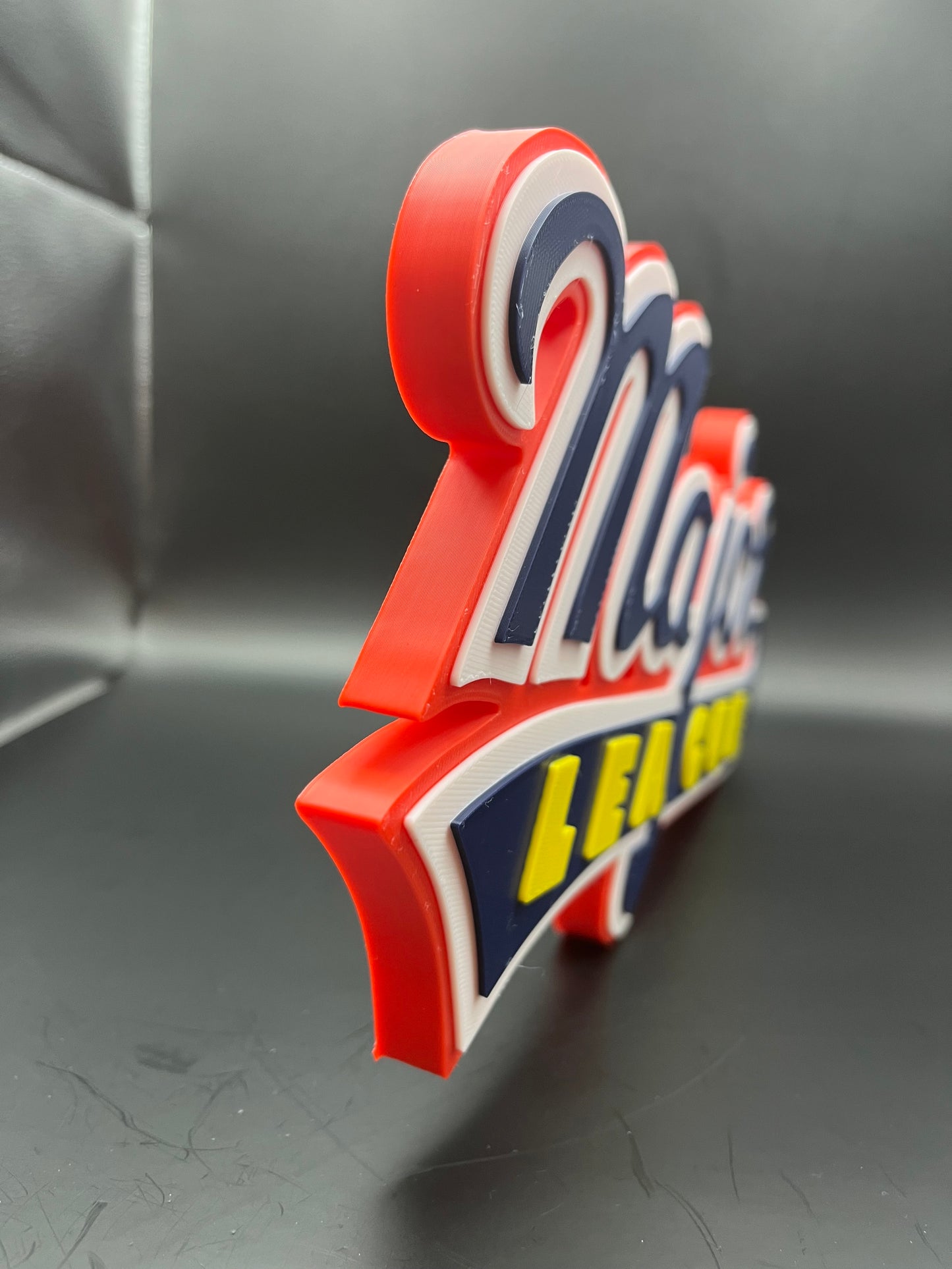 Major League Movie Logo Sign Display | 3D Wall Desk Shelf Art - UNRIVAL3D