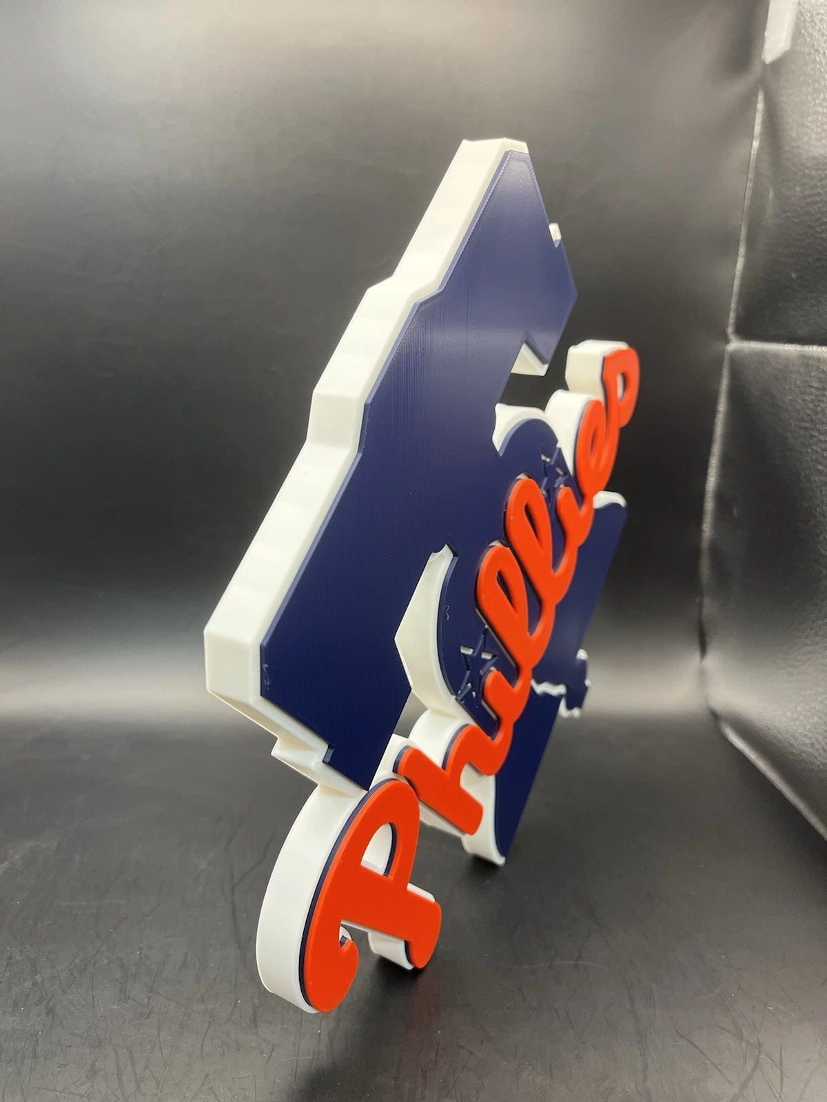 Philadelphia Phillies Logo Sign Display | 3D Wall Desk Shelf Art - UNRIVAL3D