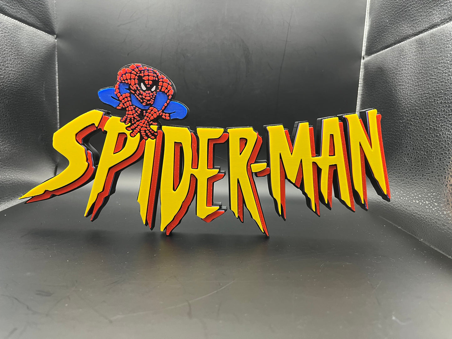 Spider-Man The Animated Series Logo Sign Display | 3D Wall Desk Shelf Art - UNRIVAL3D