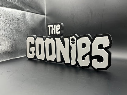 The Goonies Logo Sign Display | 3D Wall Desk Shelf Art - UNRIVAL3D