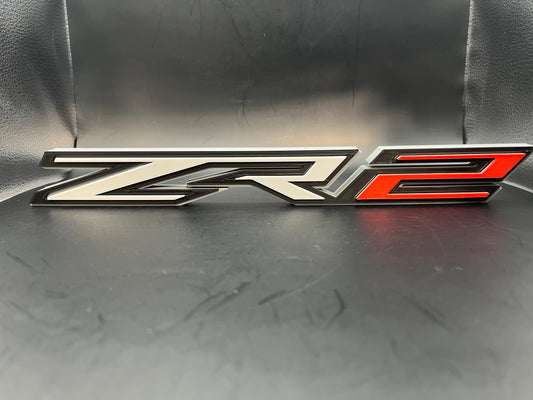 Chevy ZR2 Logo Sign Display | 3D Wall Desk Shelf Art - UNRIVAL3D