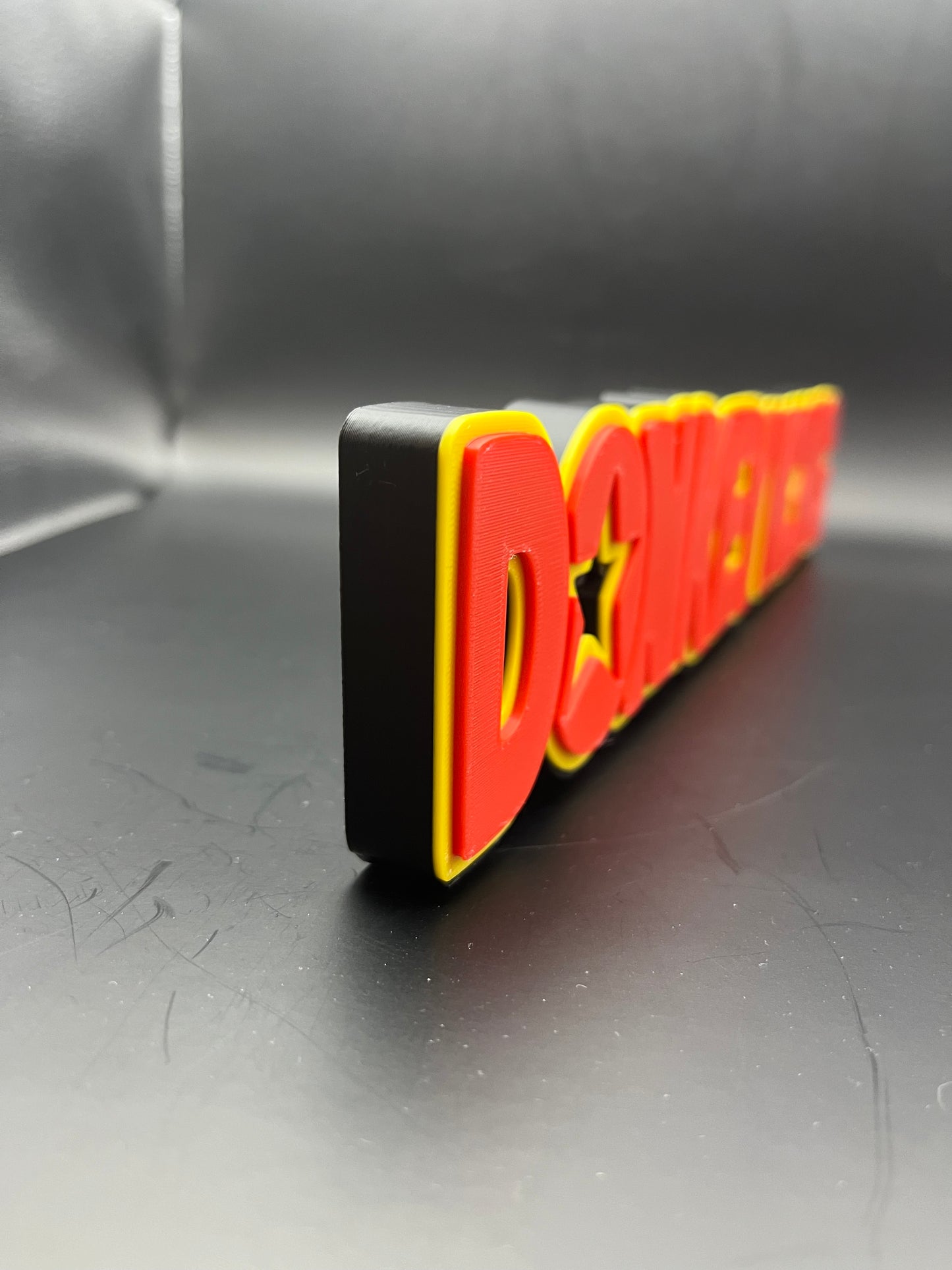 Donkey Kong Logo Sign Display | 3D Wall Desk Shelf Art - UNRIVAL3D