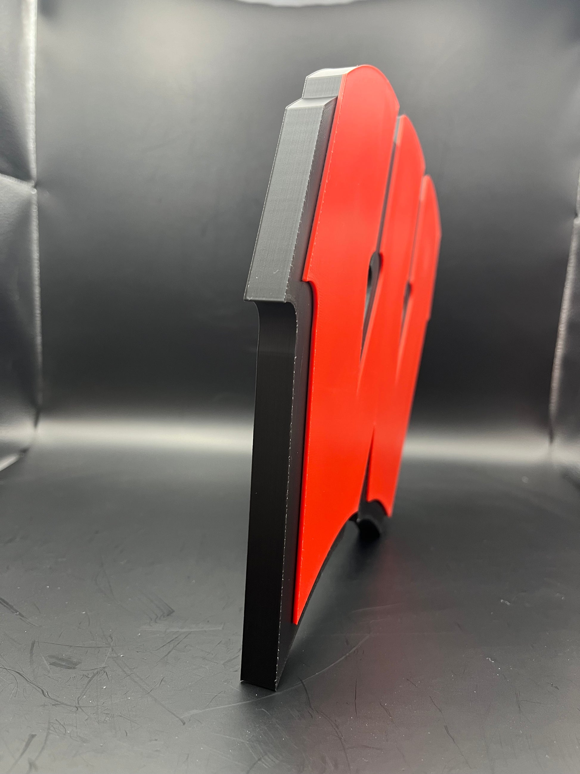 Wisconsin Badgers Logo Sign Display | 3D Wall Desk Shelf Art - UNRIVAL3D