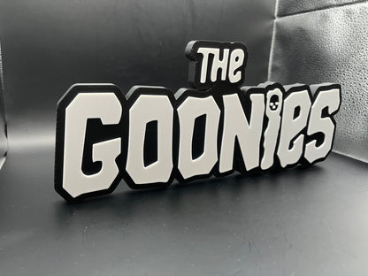 The Goonies Logo Sign Display | 3D Wall Desk Shelf Art - UNRIVAL3D