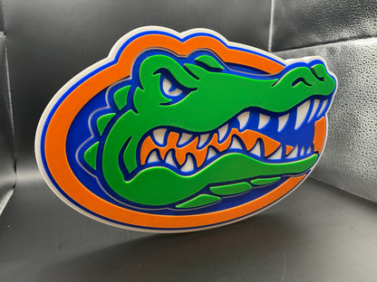 Florida Gators Logo Sign Display | 3D Wall Desk Shelf Art - UNRIVAL3D