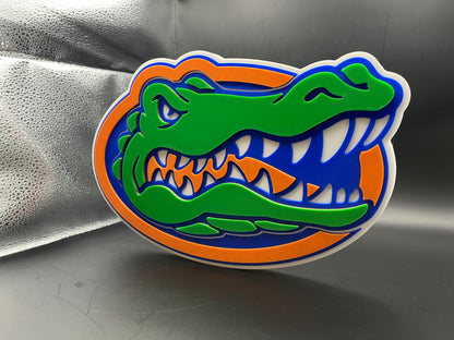Florida Gators Logo Sign Display | 3D Wall Desk Shelf Art - UNRIVAL3D
