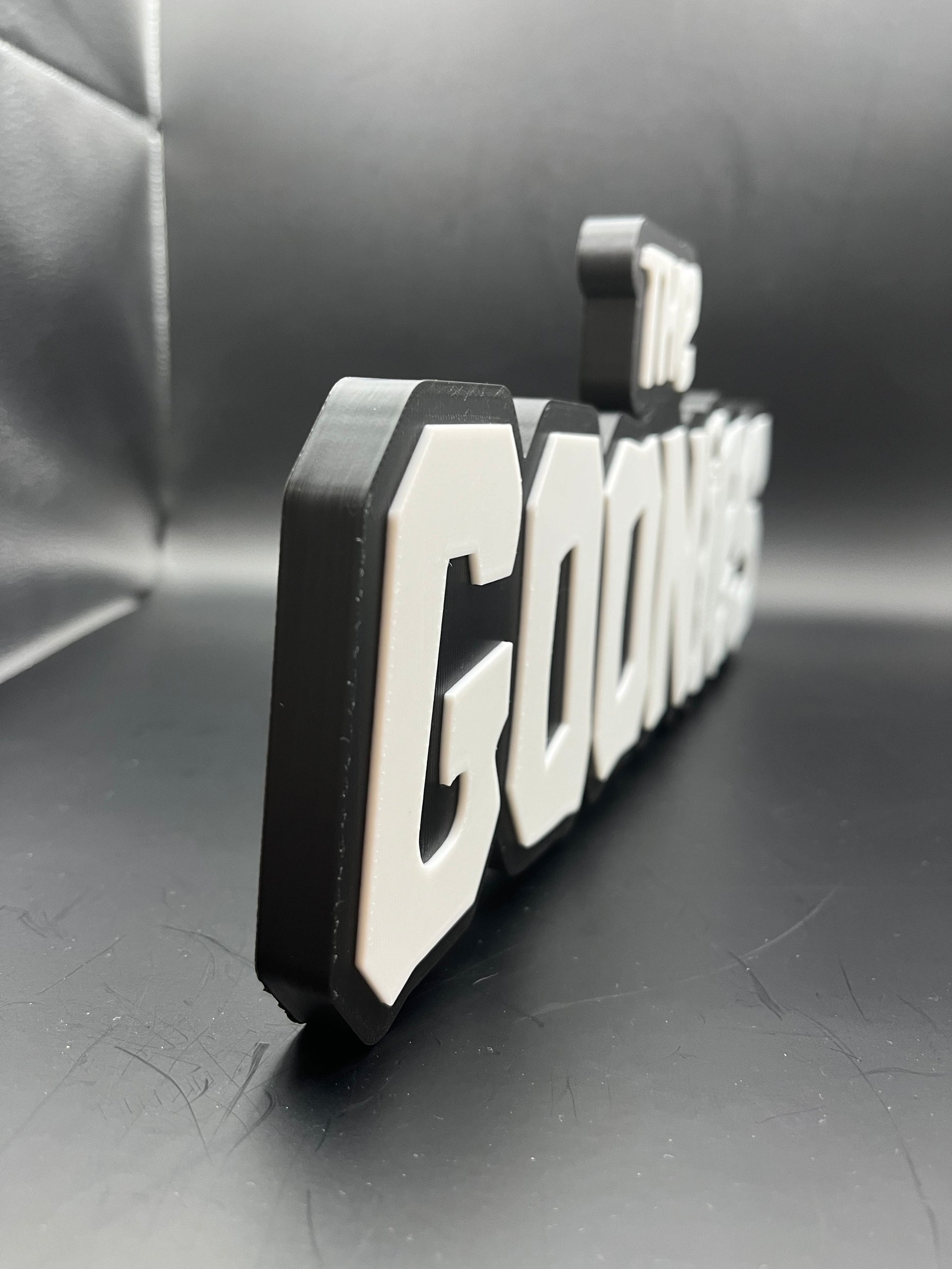 The Goonies Logo Sign Display | 3D Wall Desk Shelf Art - UNRIVAL3D