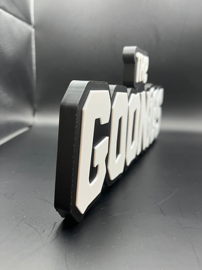 The Goonies Logo Sign Display | 3D Wall Desk Shelf Art - UNRIVAL3D