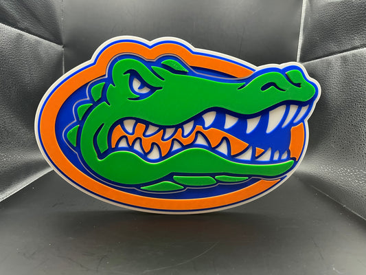Florida Gators Logo Sign Display | 3D Wall Desk Shelf Art - UNRIVAL3D