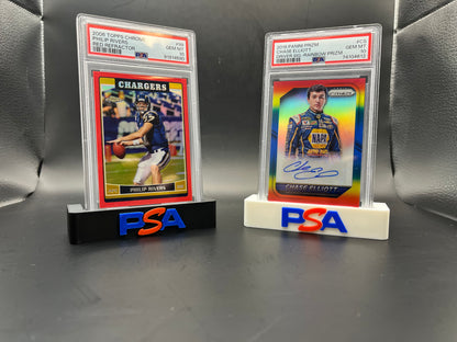 PSA Graded Card Stand Slab Holder | Desk Shelf Wall Display | Wall Mountable - UNRIVAL3D