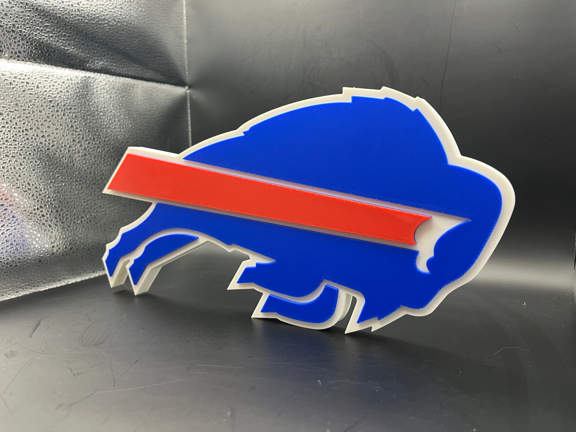 Buffalo Bills Logo Sign Display | 3D Wall Desk Shelf Art - UNRIVAL3D