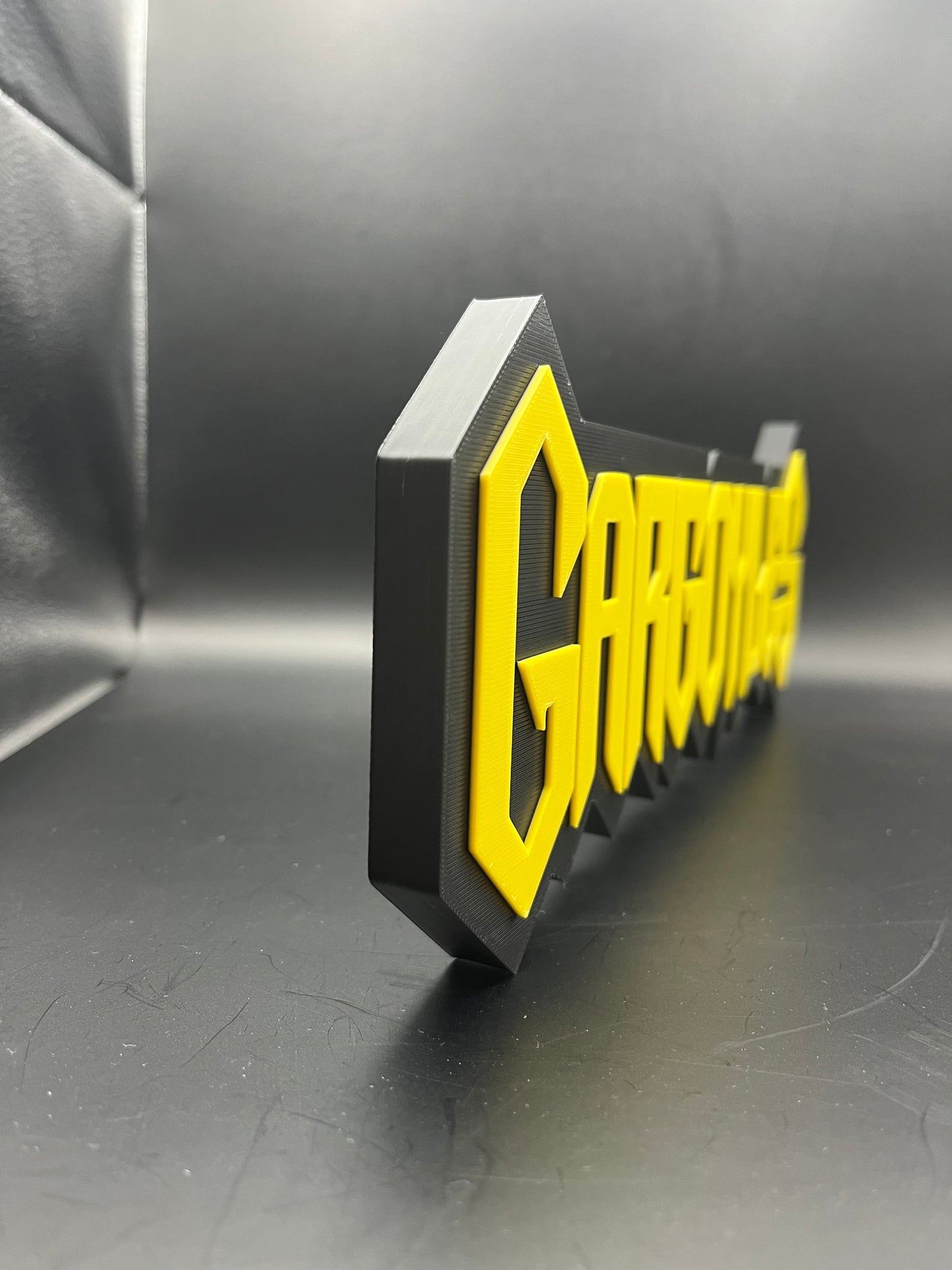 Gargoyles Logo Sign Display | 3D Wall Desk Shelf Art - UNRIVAL3D