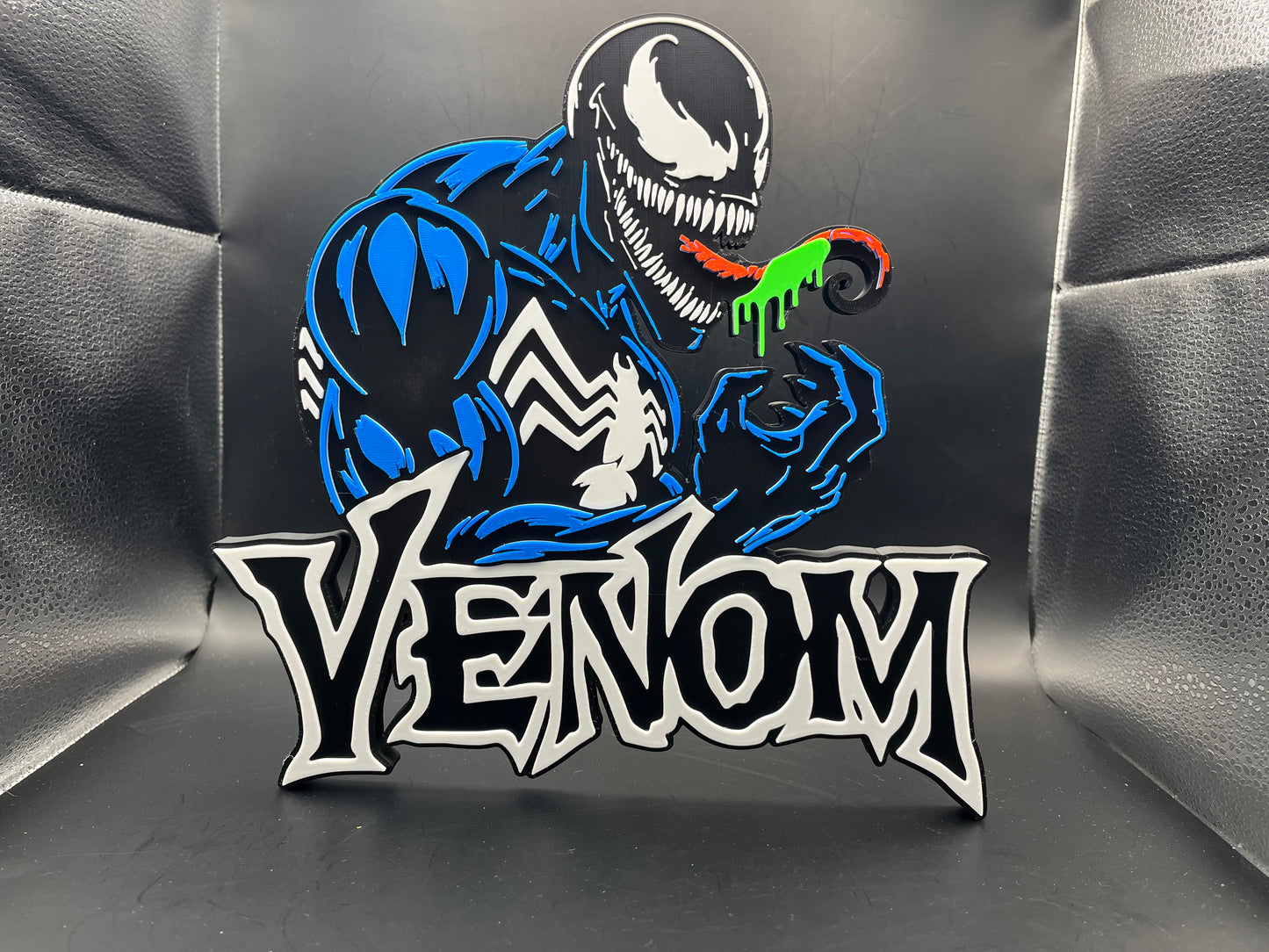 Venom Logo Sign Display | 3D Wall Desk Shelf Art - UNRIVAL3D