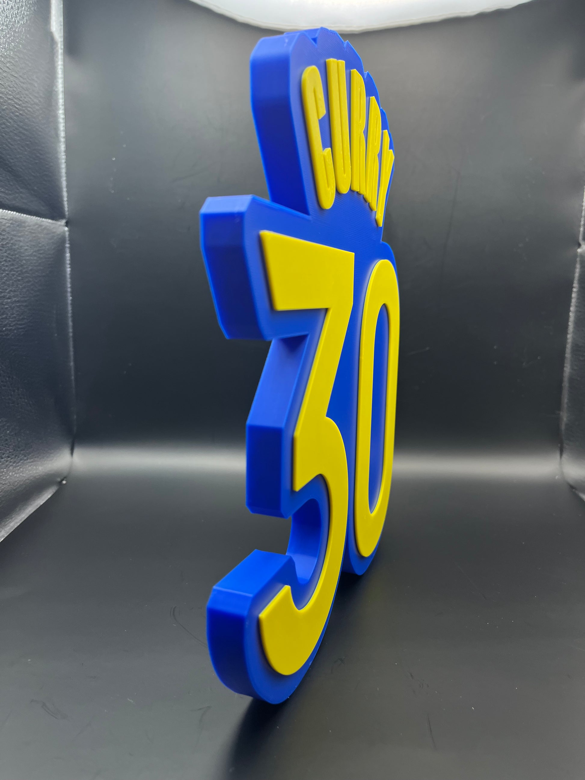 Stephen Curry 30 Logo Sign Display | 3D Wall Desk Shelf Art - UNRIVAL3D