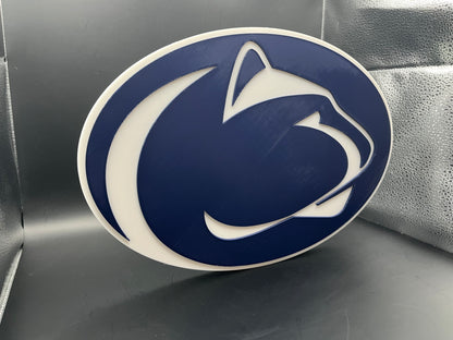 Penn State Logo Sign Display | 3D Wall Desk Shelf Art - UNRIVAL3D