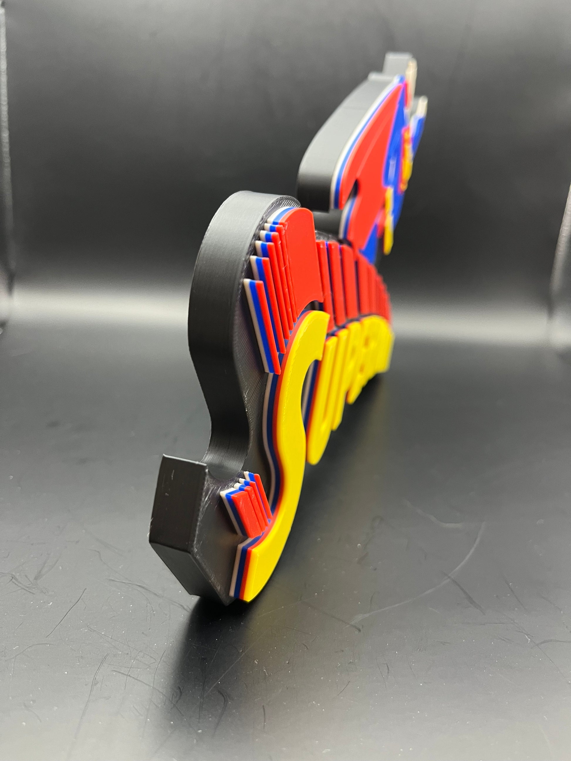 Superman Logo Sign Display | 3D Wall Desk Shelf Art - UNRIVAL3D
