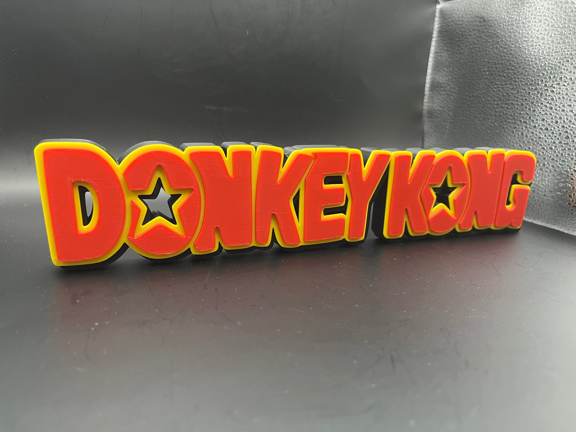 Donkey Kong Logo Sign Display | 3D Wall Desk Shelf Art - UNRIVAL3D