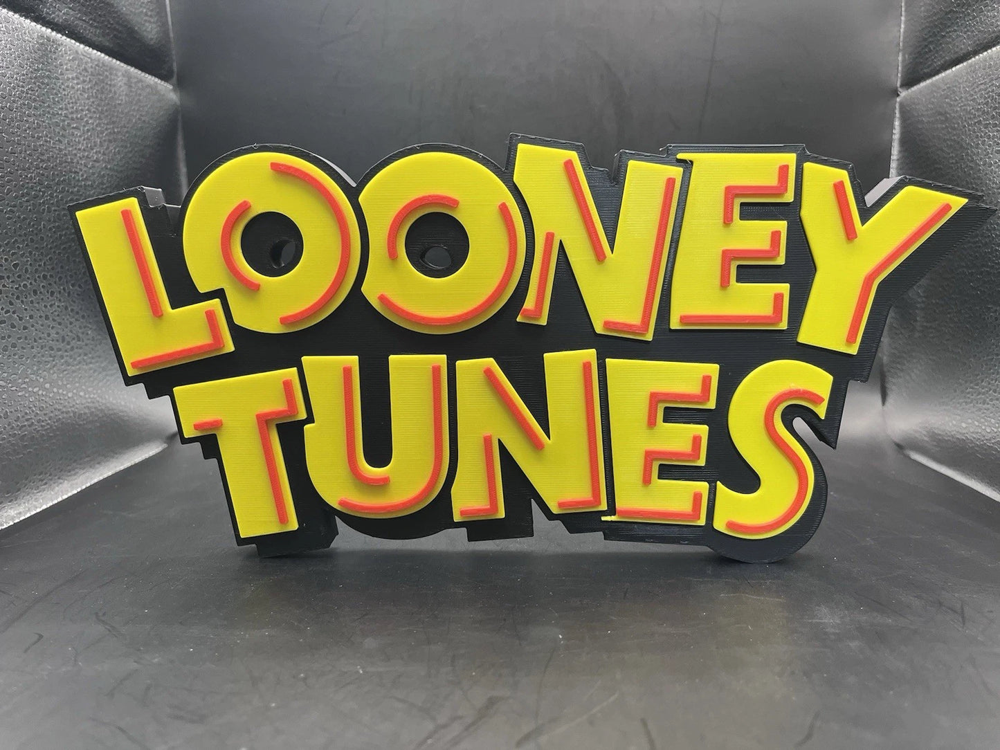 Looney Tunes Logo Sign Display | 3D Wall Desk Shelf Art - UNRIVAL3D