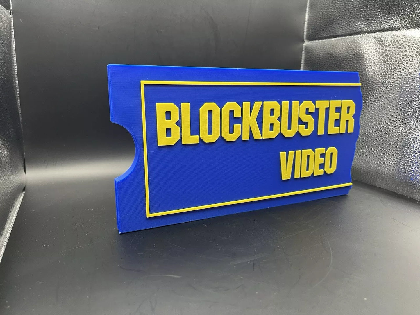 Blockbuster Logo Sign Display | 3D Wall Desk Shelf Art - UNRIVAL3D