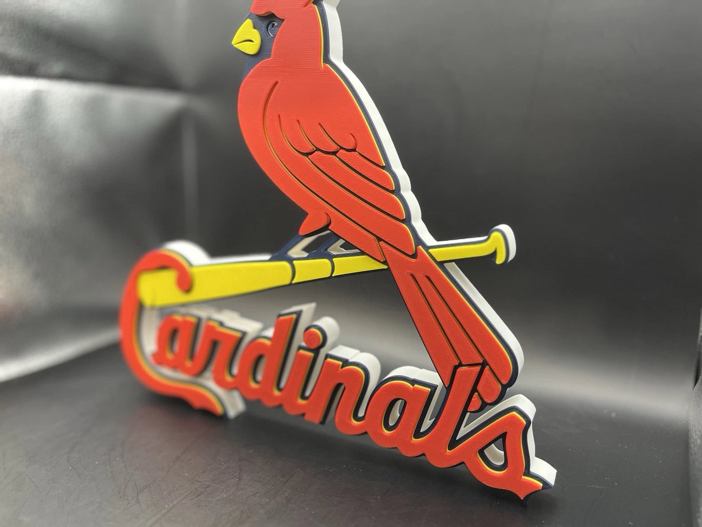 St. Louis Cardinals Logo Sign Display | 3D Wall Desk Shelf Art - UNRIVAL3D