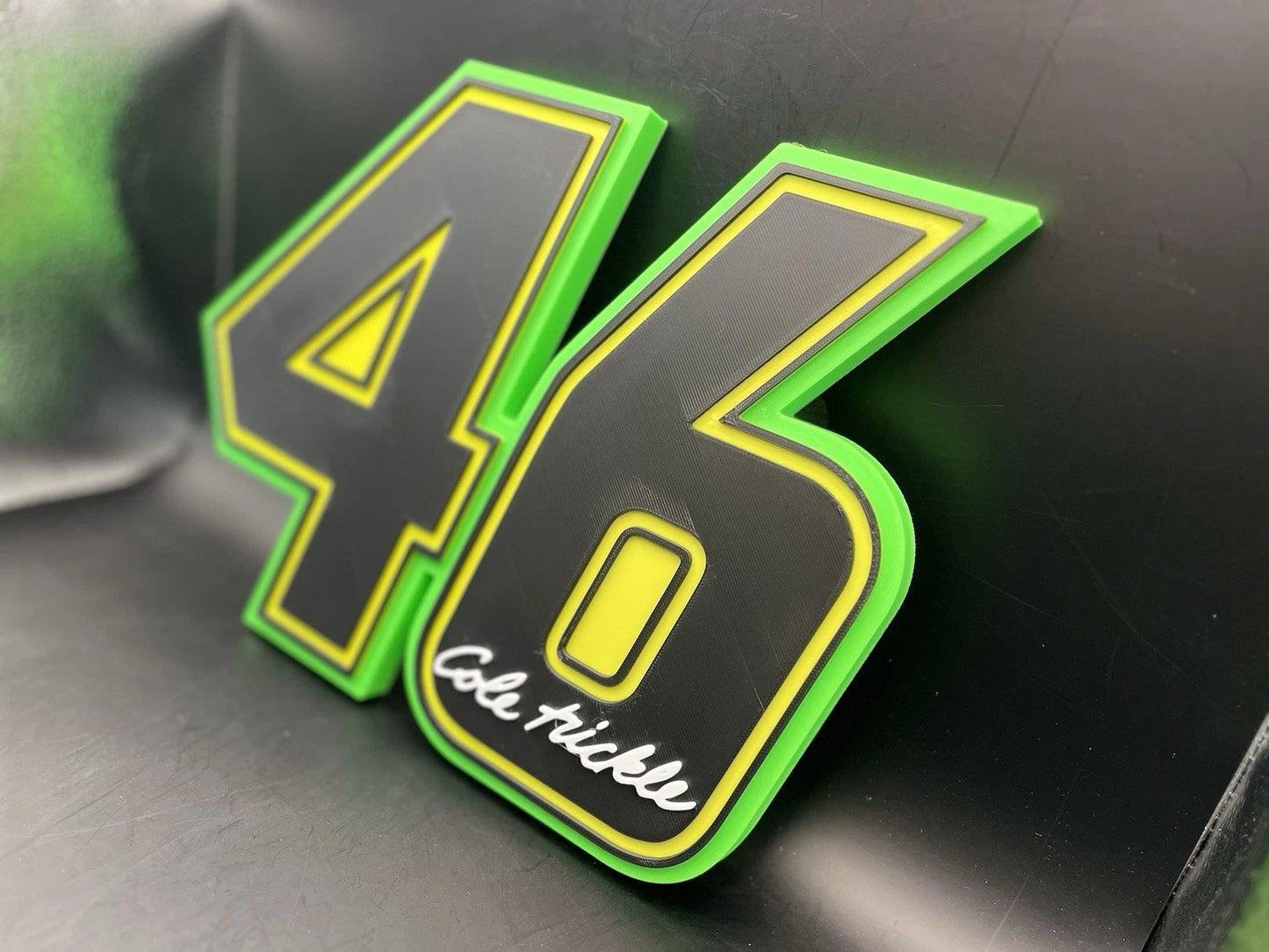Cole Trickle 46 Logo Sign Display | 3D Wall Desk Shelf Art - UNRIVAL3D