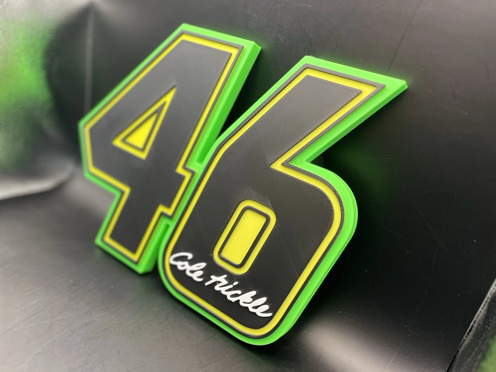 Cole Trickle 46 Logo Sign Display | 3D Wall Desk Shelf Art - UNRIVAL3D