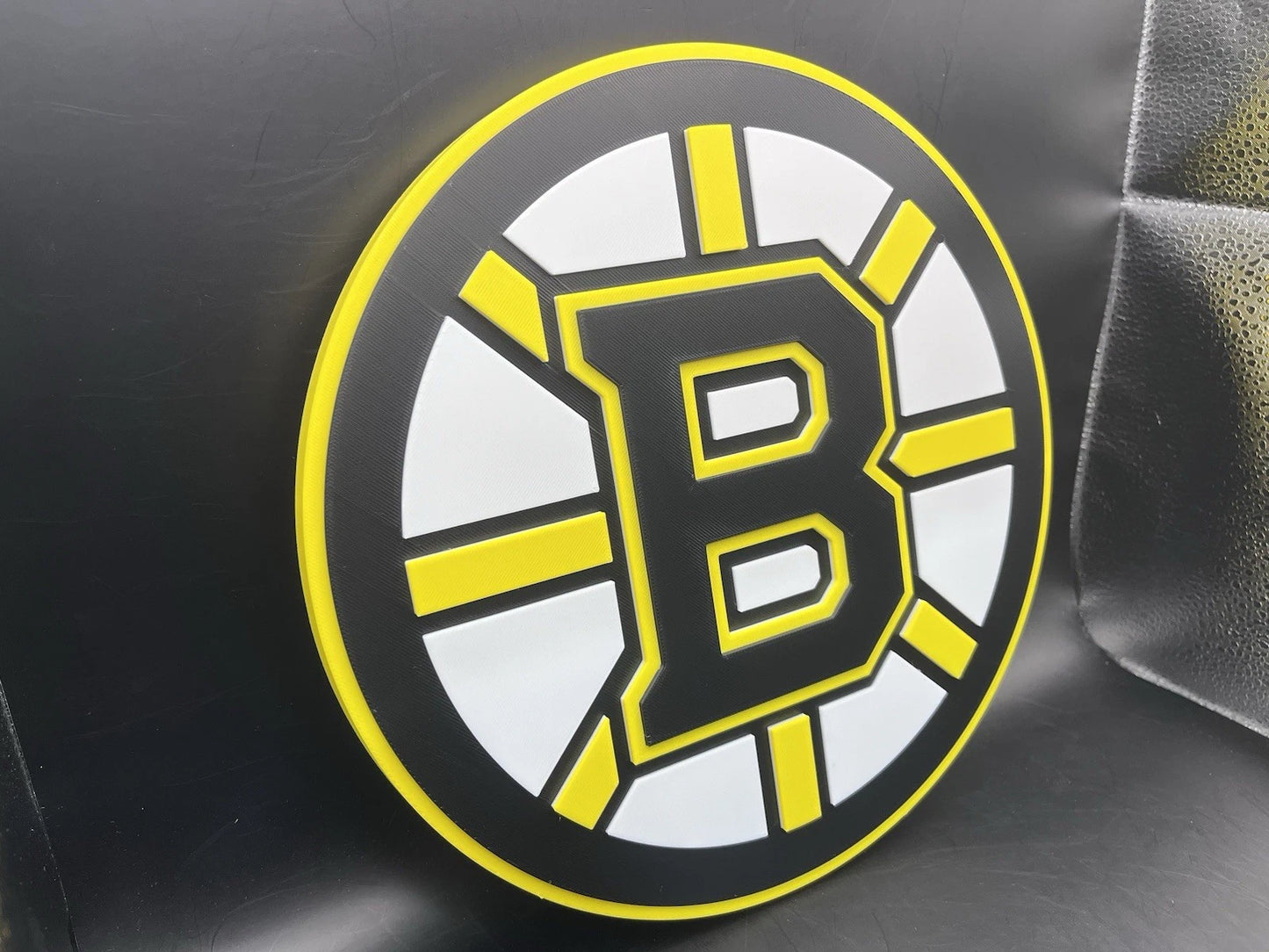 Boston Bruins Logo Sign Display | 3D Wall Desk Shelf Art - UNRIVAL3D