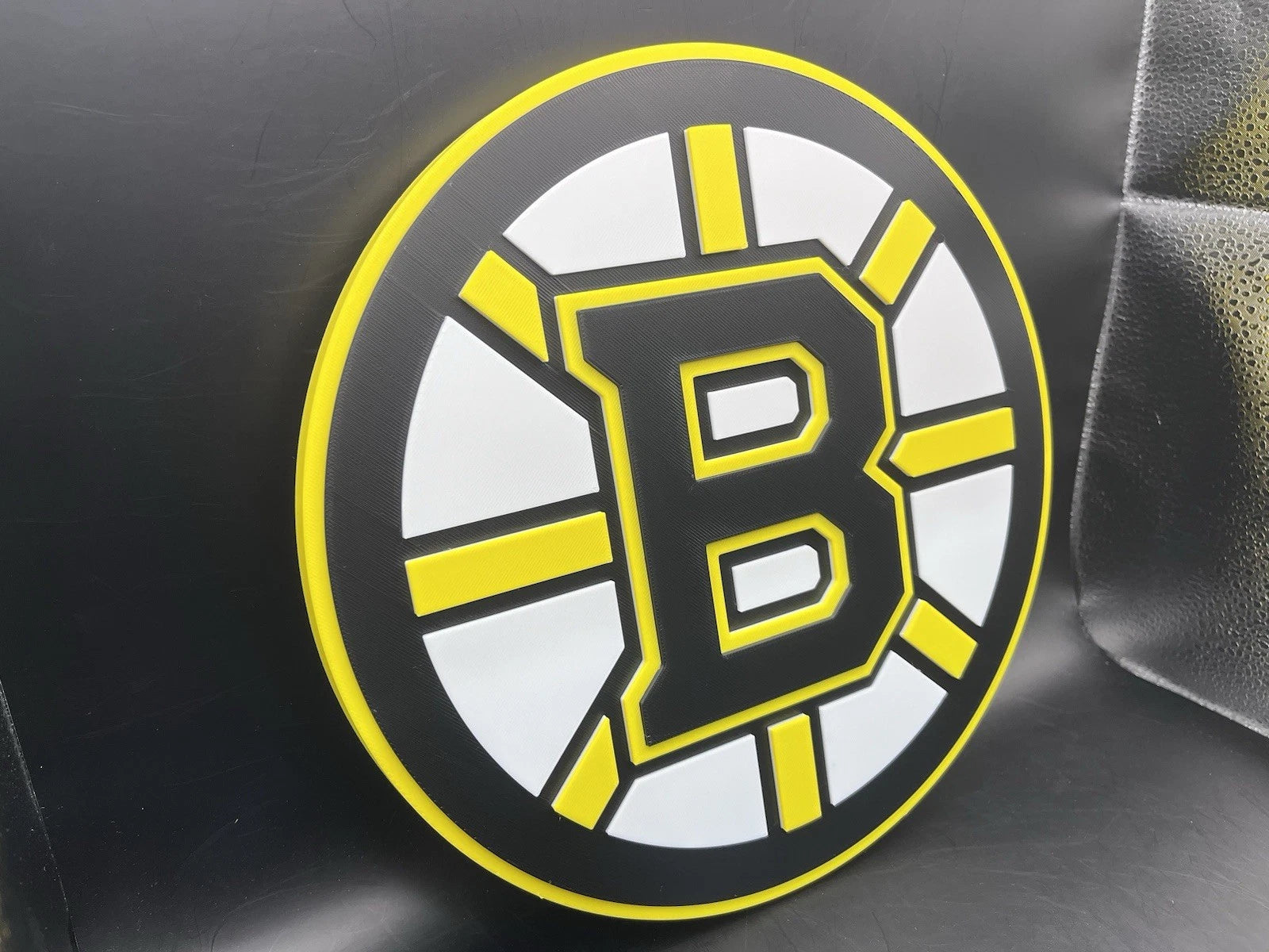 Boston Bruins Logo Sign Display | 3D Wall Desk Shelf Art - UNRIVAL3D