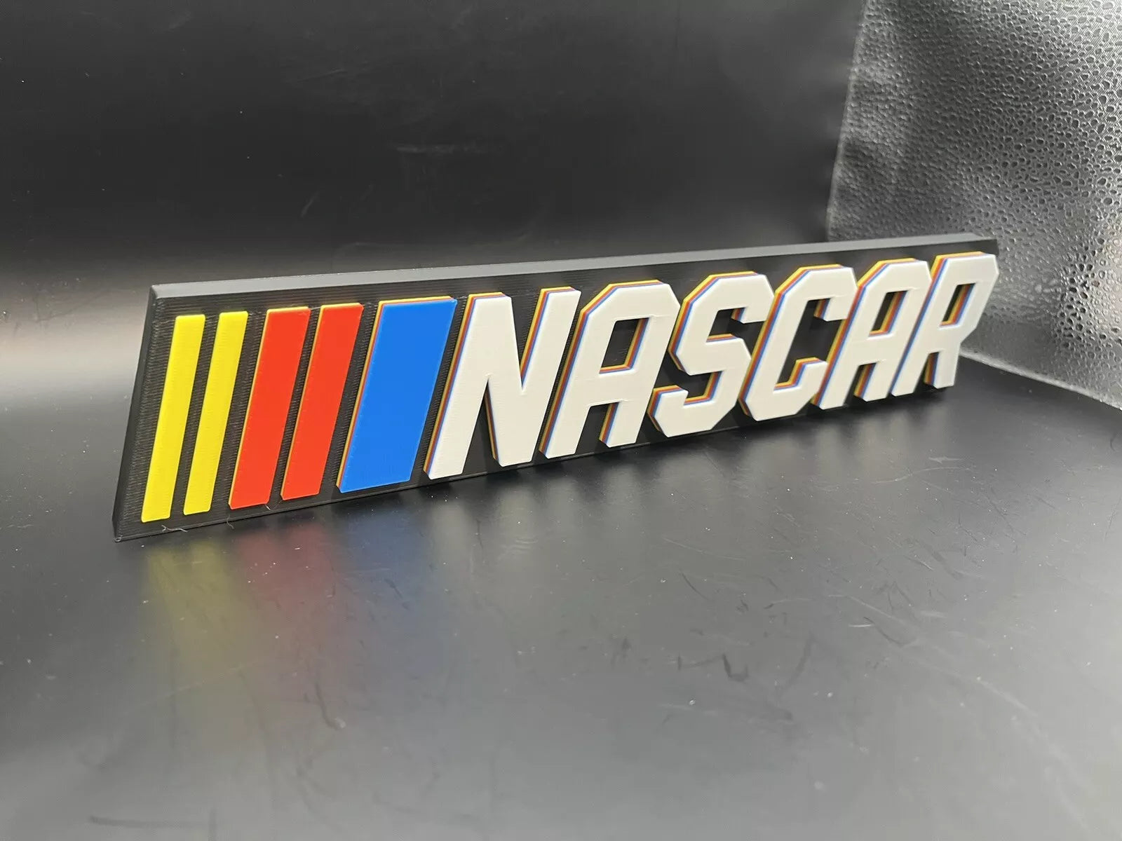 NASCAR Logo Sign Display | 3D Wall Desk Shelf Art - UNRIVAL3D