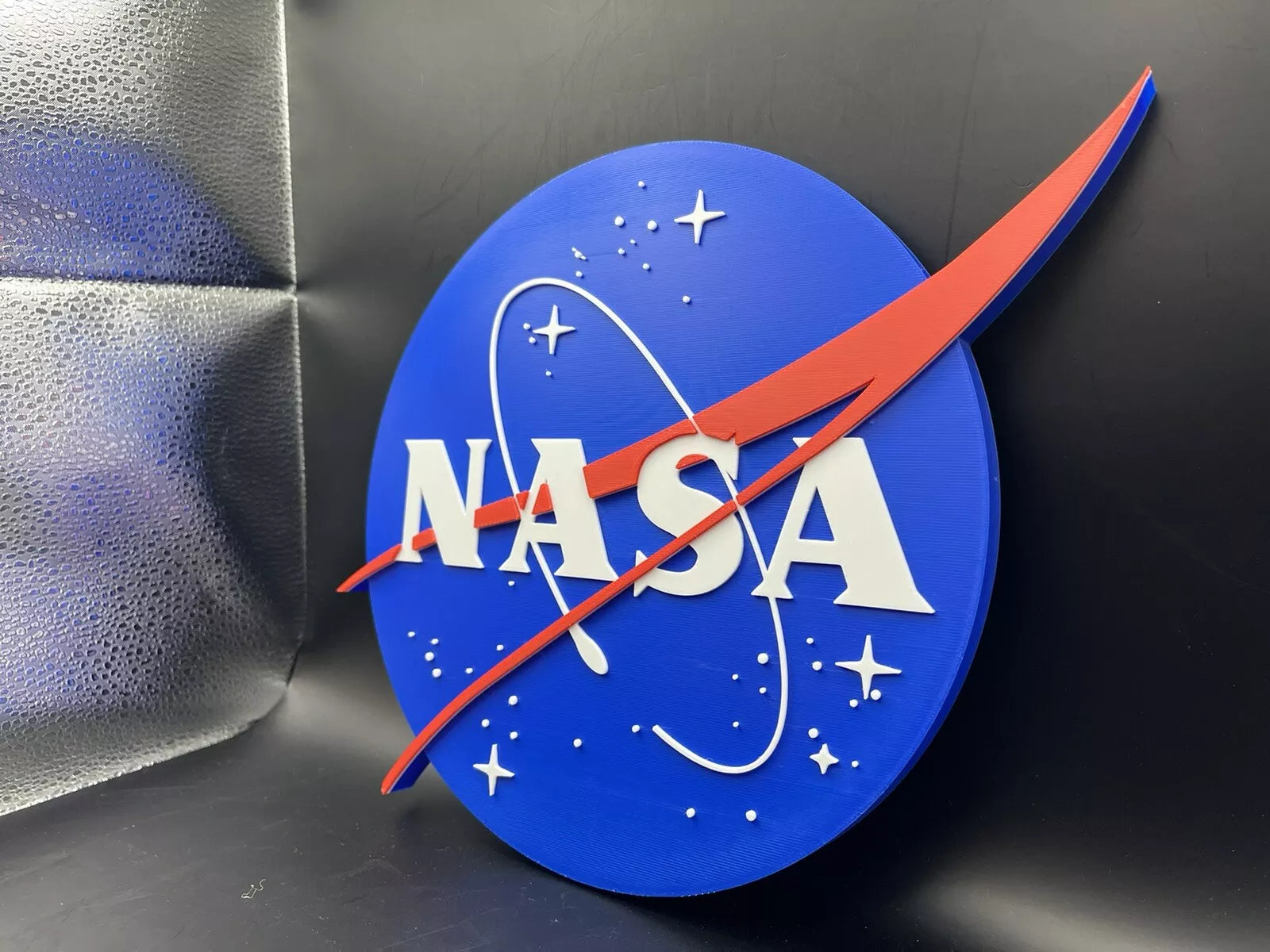 NASA Logo Sign Display | 3D Wall Desk Shelf Art - UNRIVAL3D