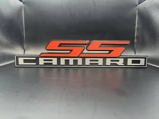 Camaro SS Logo Sign Display | 3D Wall Desk Shelf Art - UNRIVAL3D