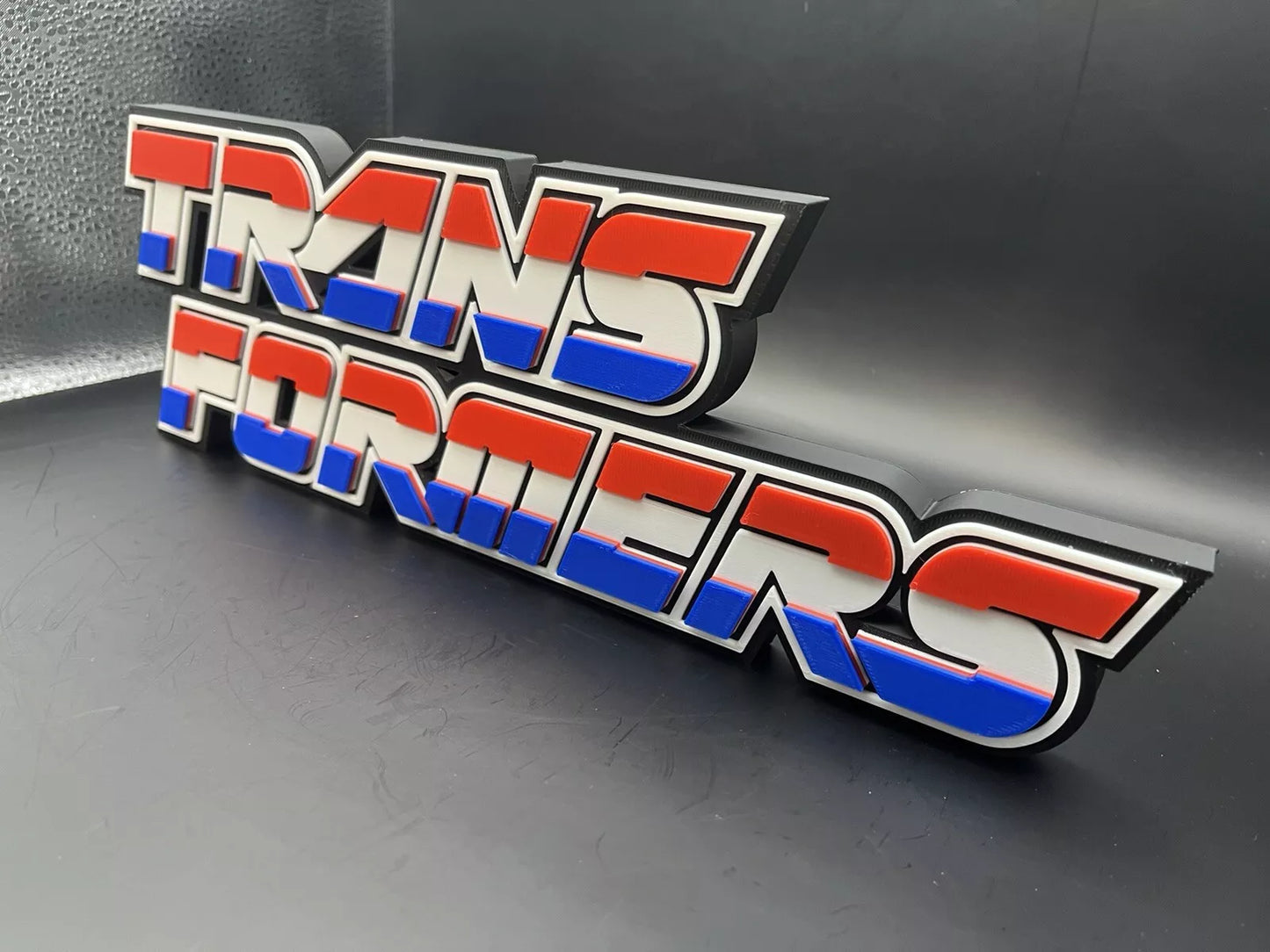 Transformers Logo Sign Display | 3D Wall Desk Shelf Art - UNRIVAL3D