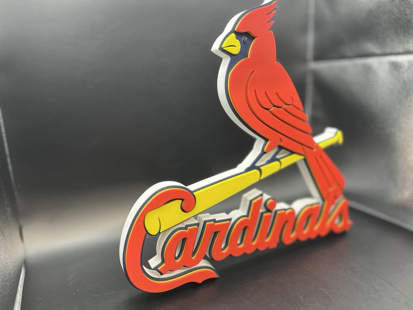 St. Louis Cardinals Logo Sign Display | 3D Wall Desk Shelf Art - UNRIVAL3D