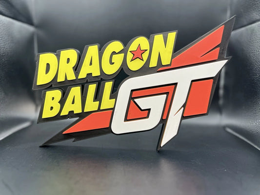 Dragon Ball GT Logo Sign Display | 3D Wall Desk Shelf Art - UNRIVAL3D