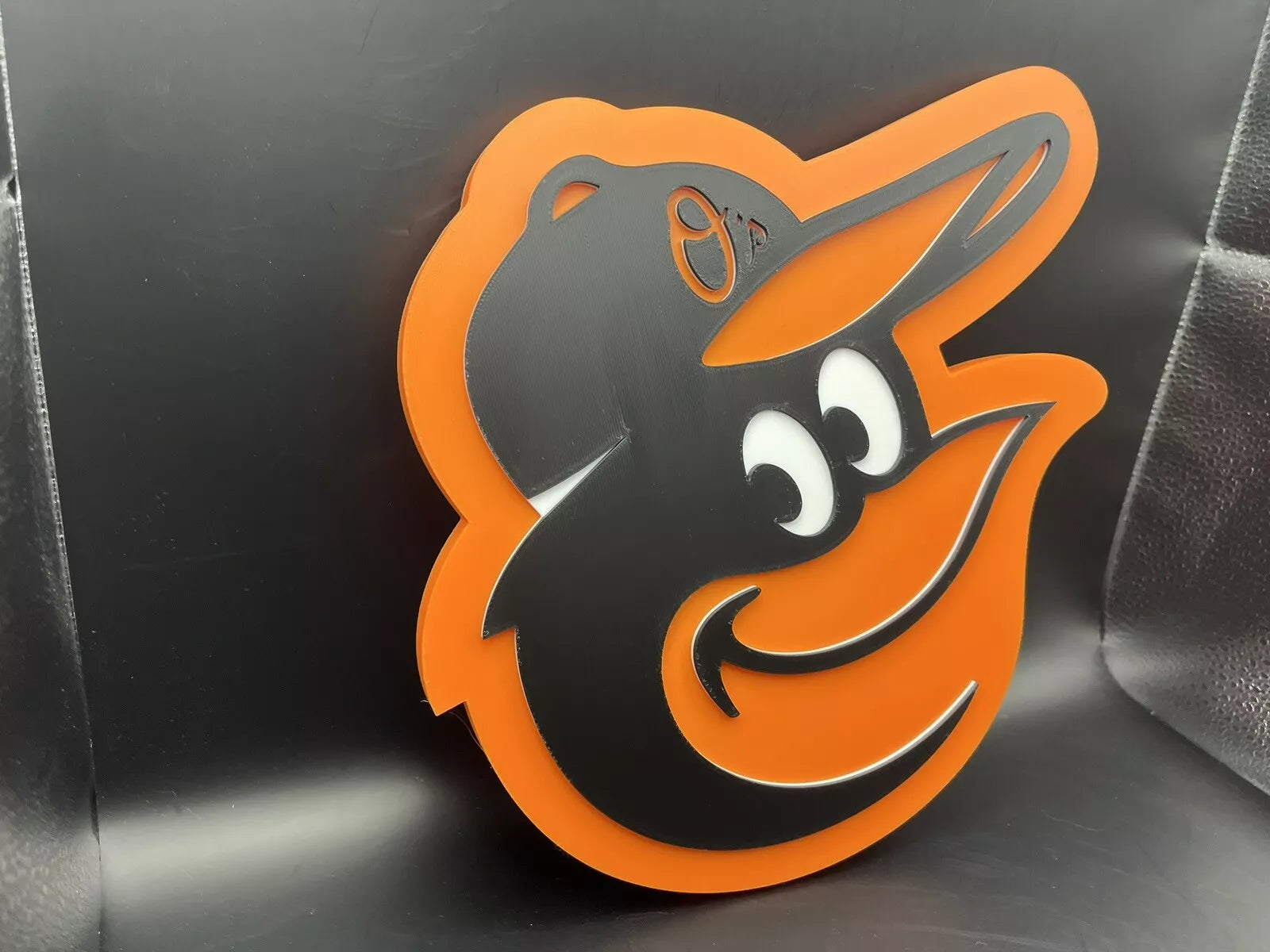 Baltimore Orioles Logo Sign Display | 3D Wall Desk Shelf Art - UNRIVAL3D