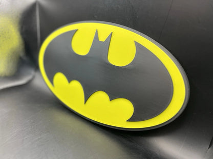 Batman Logo Sign Display | 3D Wall Desk Shelf Art - UNRIVAL3D