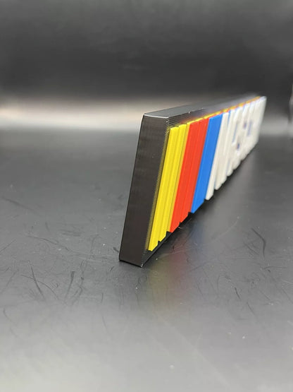 NASCAR Logo Sign Display | 3D Wall Desk Shelf Art - UNRIVAL3D