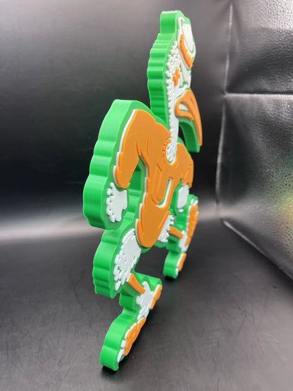 Miami Hurricanes Logo Sign Display | 3D Wall Desk Shelf Art - UNRIVAL3D