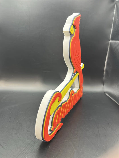 St. Louis Cardinals Logo Sign Display | 3D Wall Desk Shelf Art - UNRIVAL3D