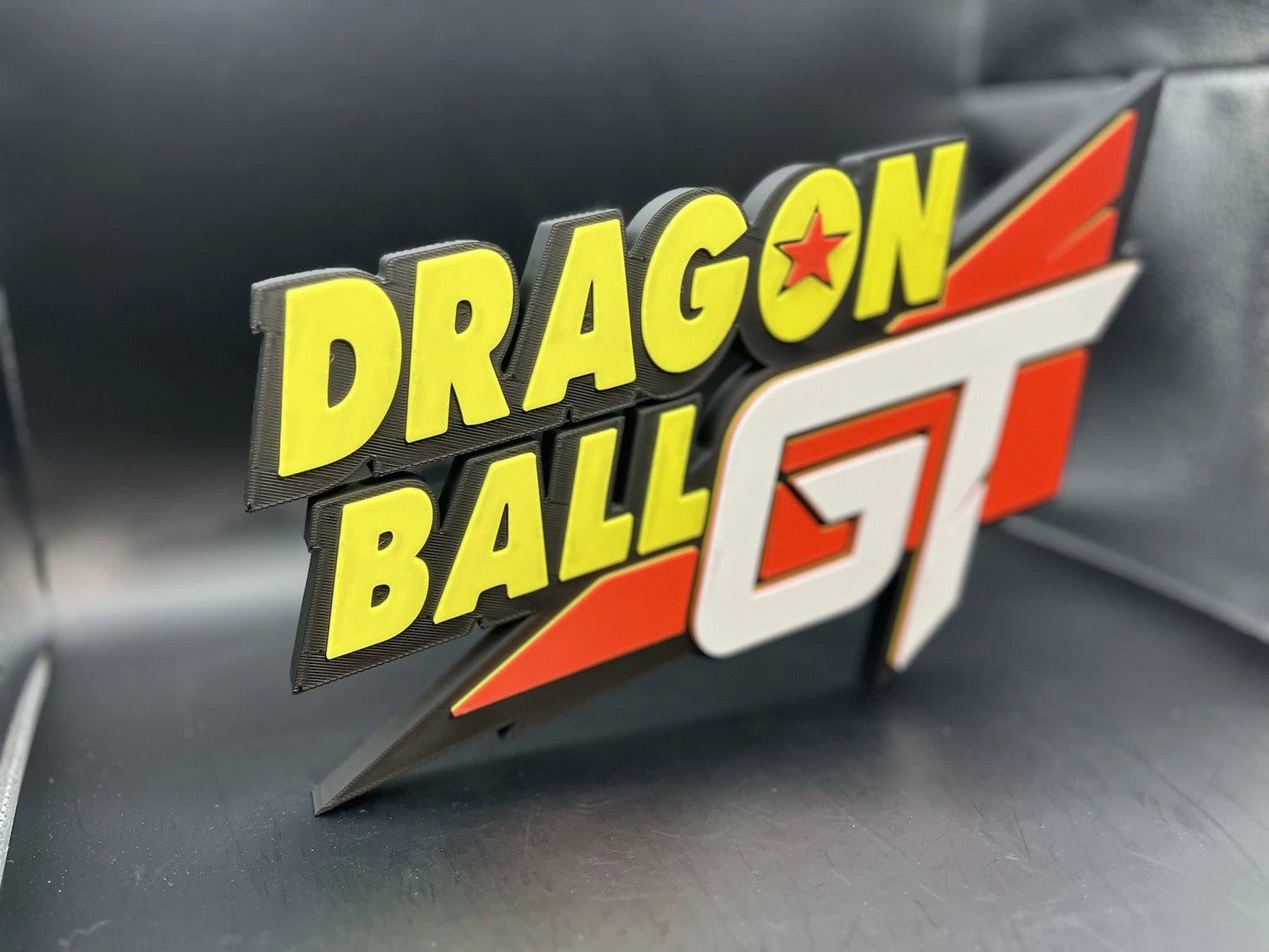 Dragon Ball GT Logo Sign Display | 3D Wall Desk Shelf Art - UNRIVAL3D