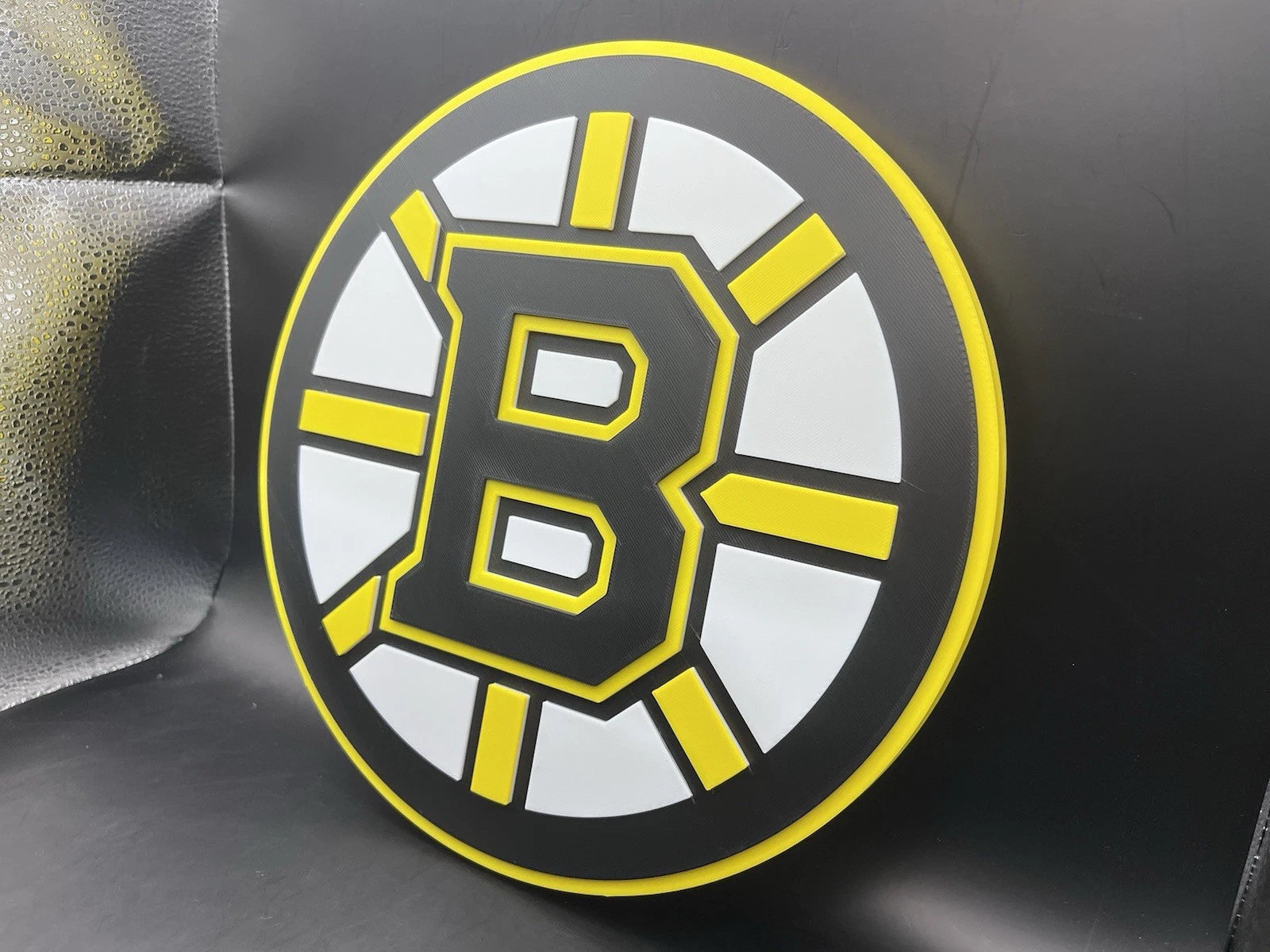Boston Bruins Logo Sign Display | 3D Wall Desk Shelf Art - UNRIVAL3D