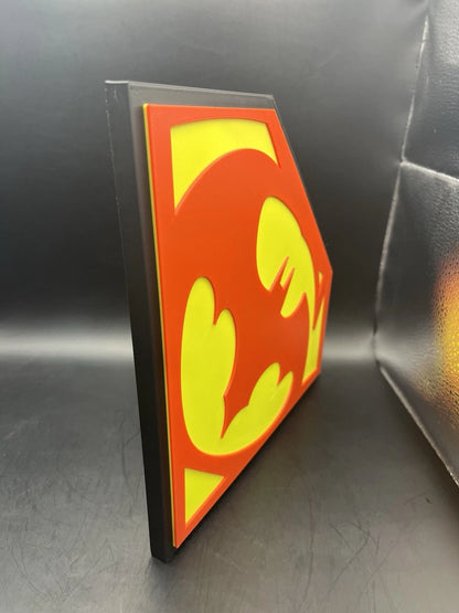 Superbat Logo Sign Display | 3D Wall Desk Shelf Art - UNRIVAL3D