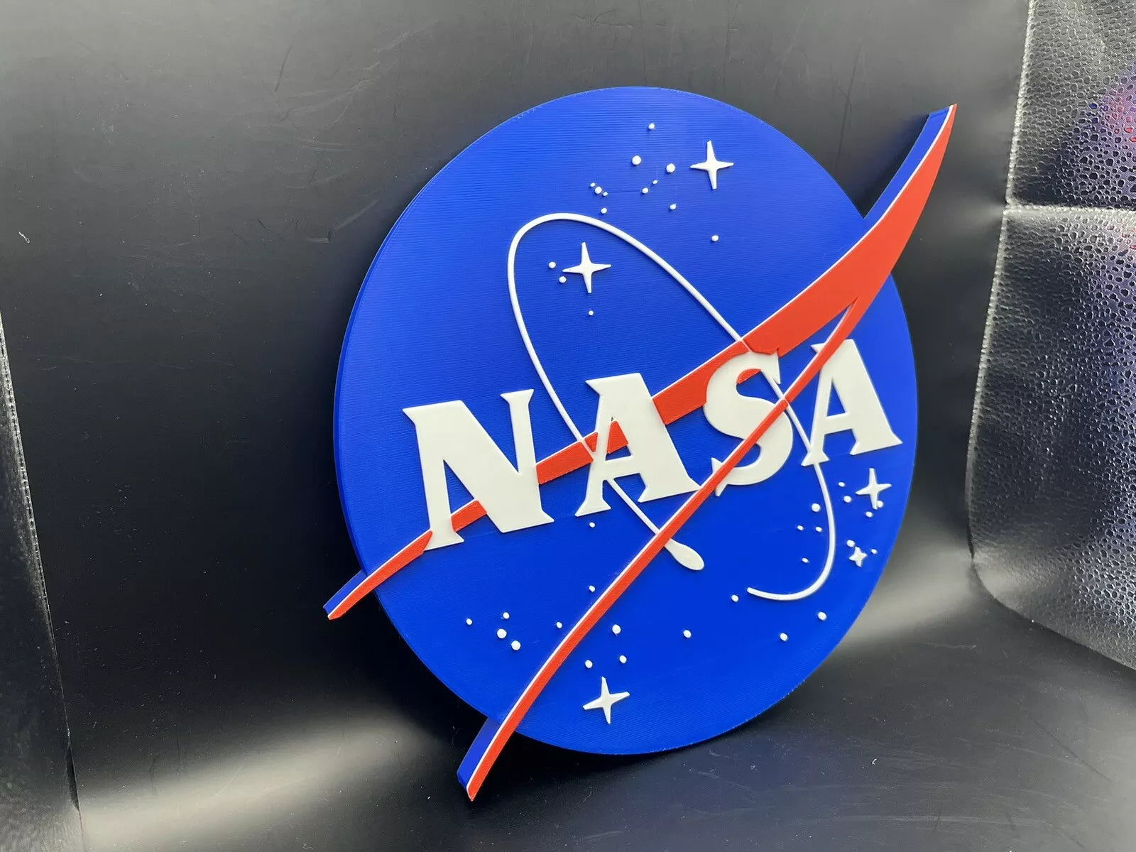 NASA Logo Sign Display | 3D Wall Desk Shelf Art - UNRIVAL3D