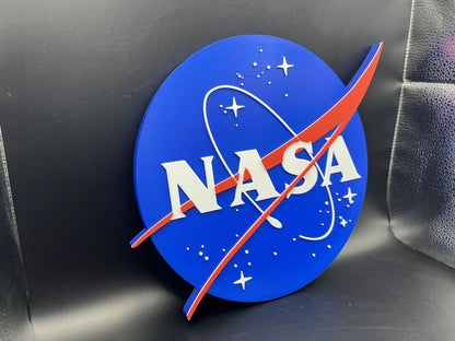 NASA Logo Sign Display | 3D Wall Desk Shelf Art - UNRIVAL3D