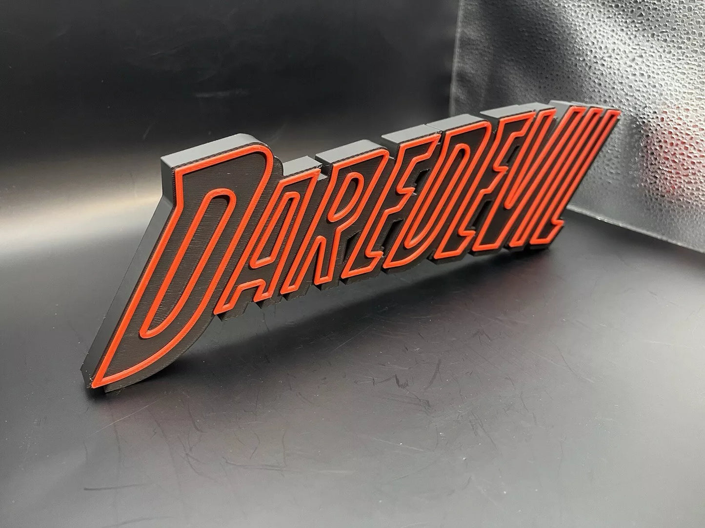 Daredevil Logo Sign Display | 3D Wall Desk Shelf Art - UNRIVAL3D