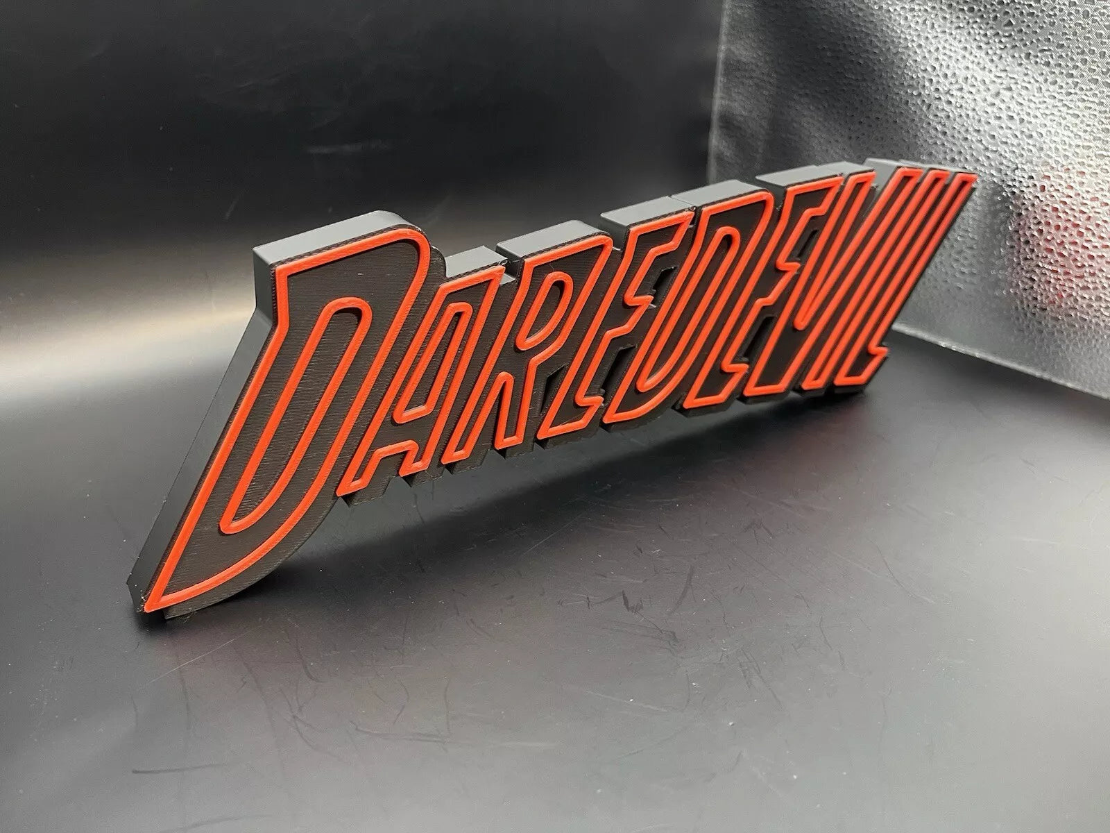 Daredevil Logo Sign Display | 3D Wall Desk Shelf Art - UNRIVAL3D