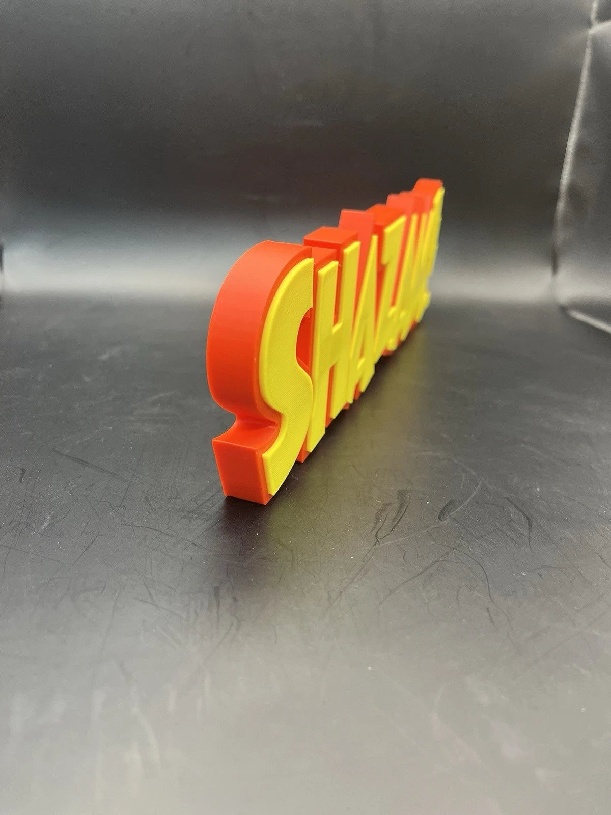 Shazam! Logo Sign Display | 3D Wall Desk Shelf Art - UNRIVAL3D