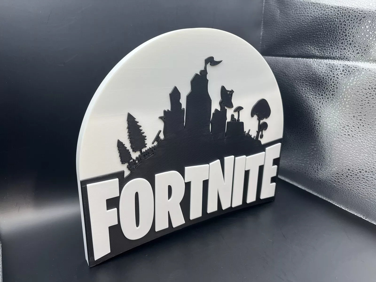 Fortnite Logo Sign Display | 3D Wall Desk Shelf Art - UNRIVAL3D