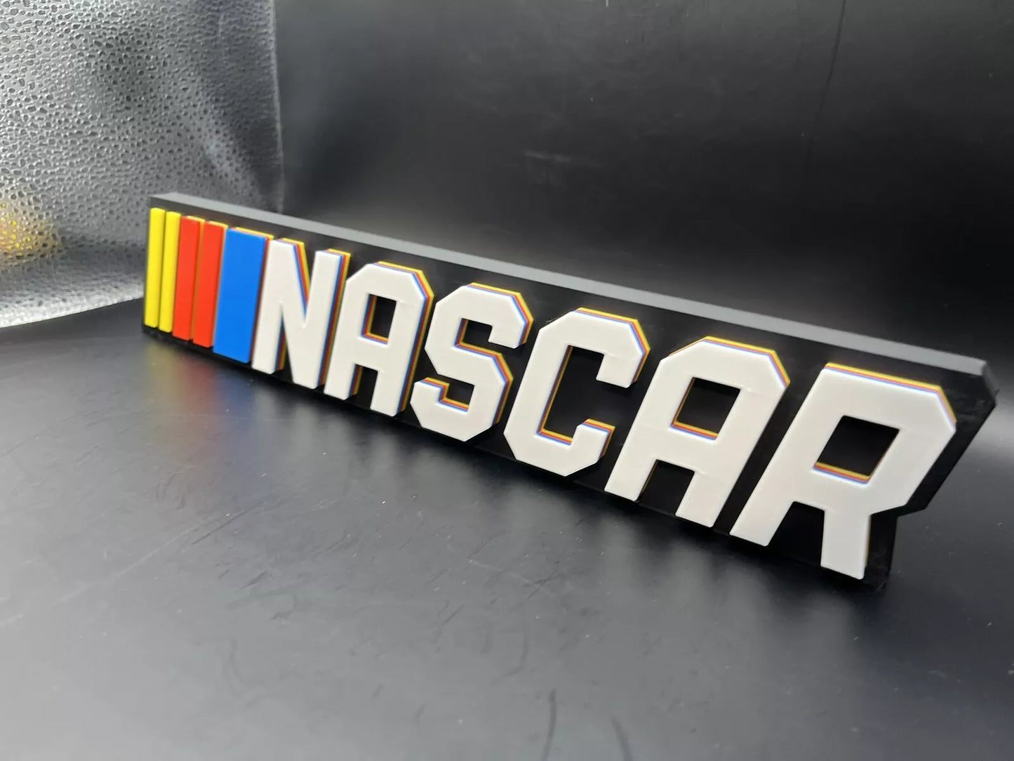 NASCAR Logo Sign Display | 3D Wall Desk Shelf Art - UNRIVAL3D