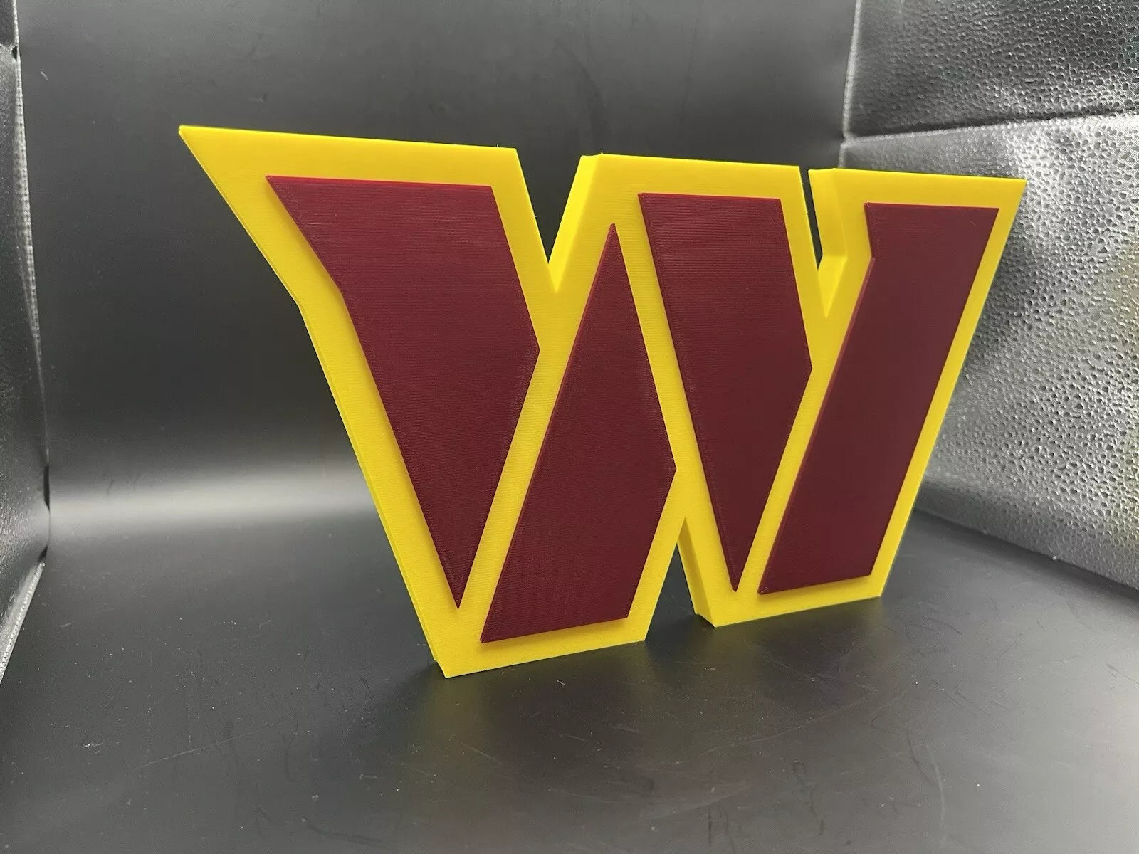 Washington Commanders Logo Sign Display | 3D Wall Desk Shelf Art - UNRIVAL3D